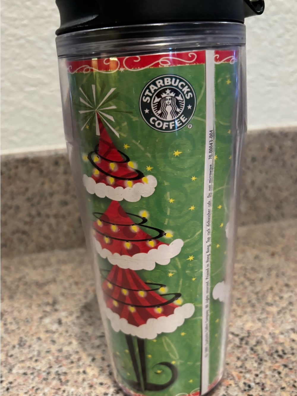 Starbucks Christmas Tree Elf 16 oz Travel Tumbler